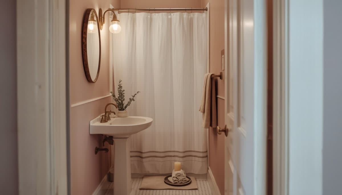 How to Make a Small Bathroom Feel Like a Cozy Vintage Retreat